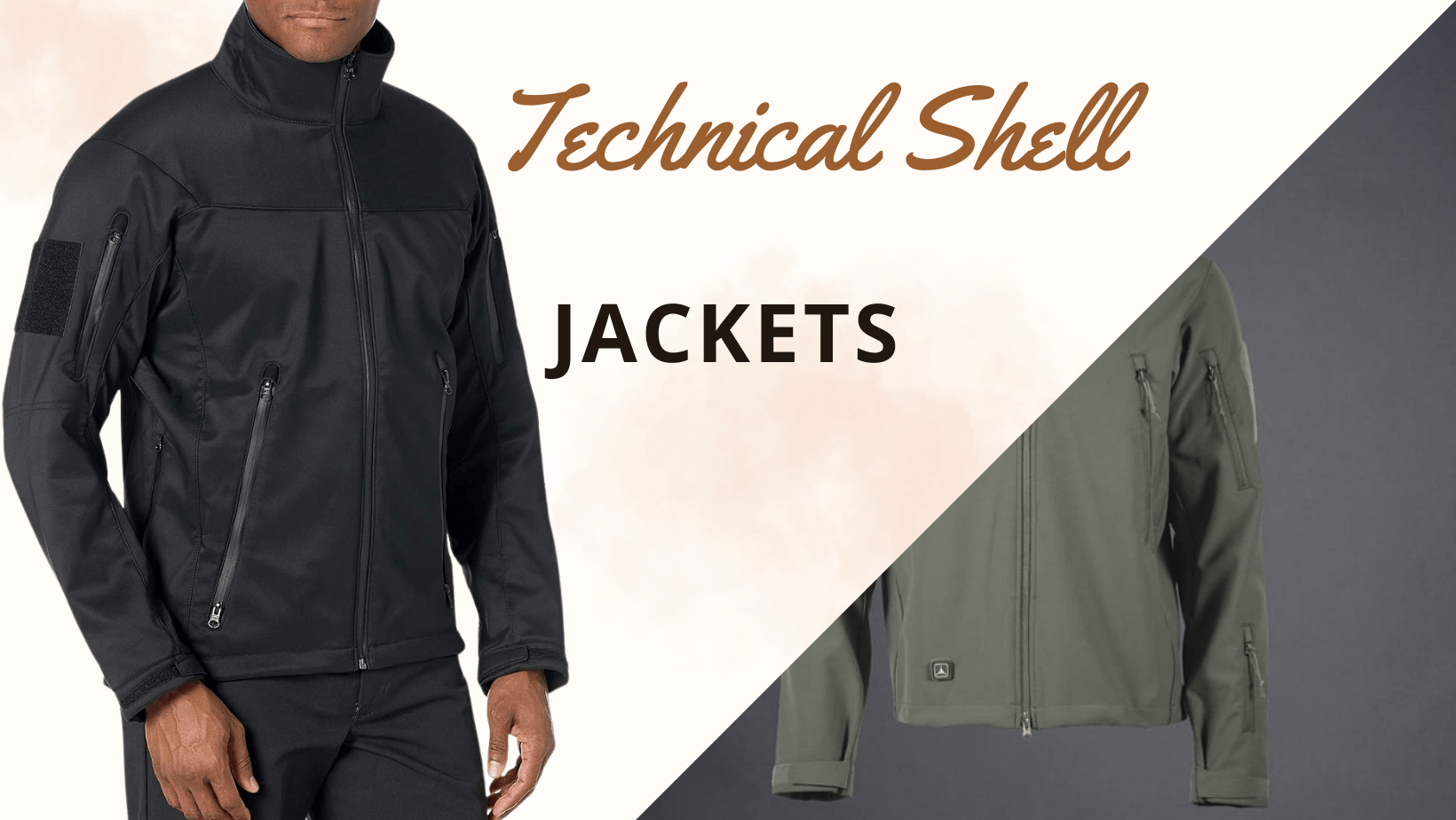 Technical shell jackets for winter